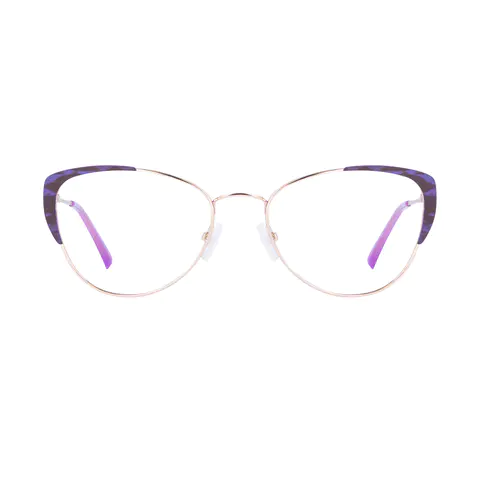 Browline Brown Eyeglasses