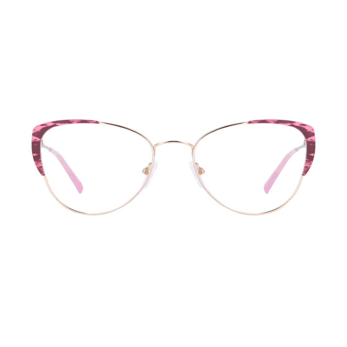 Browline Pink Eyeglasses