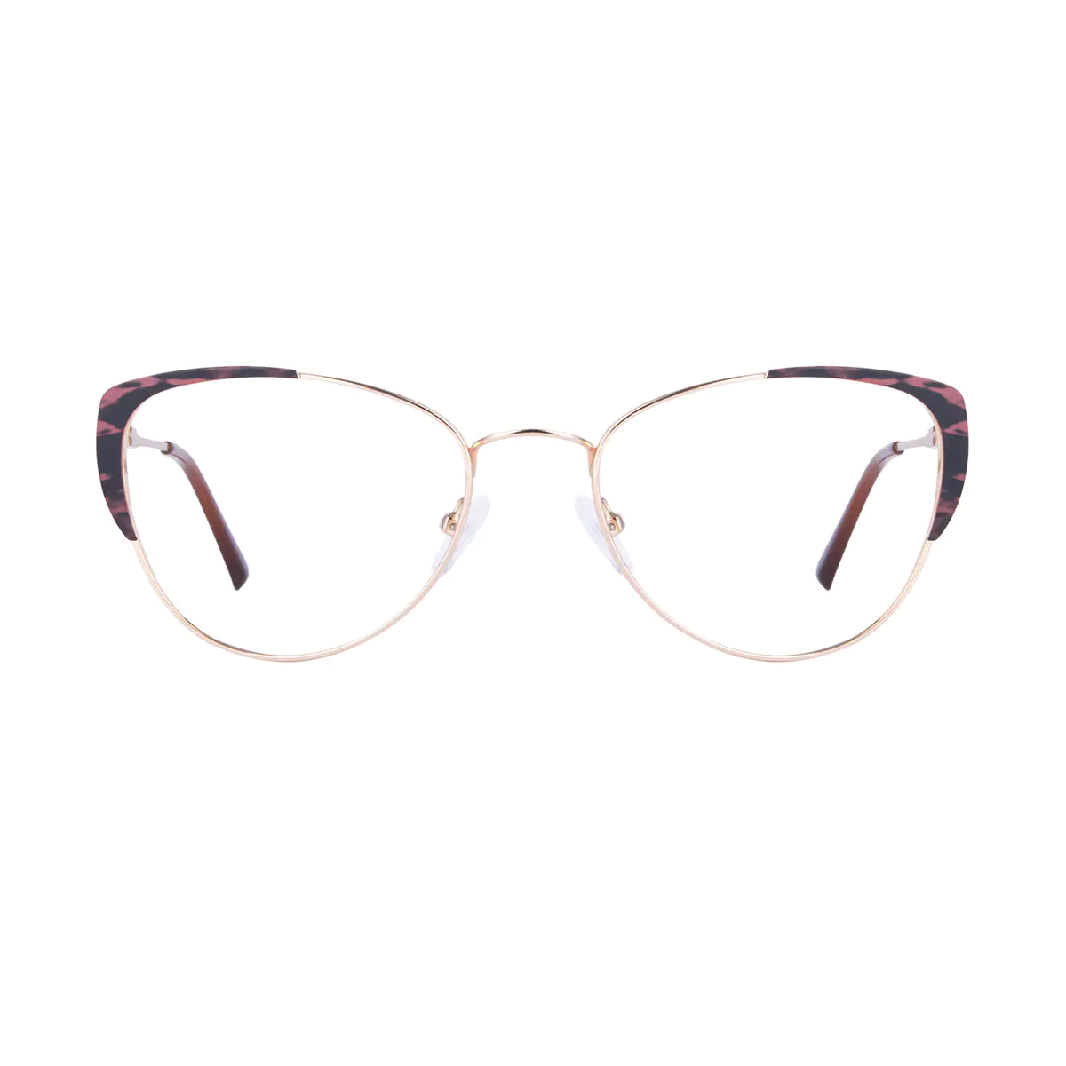 Browline Gradient Brown Eyeglasses