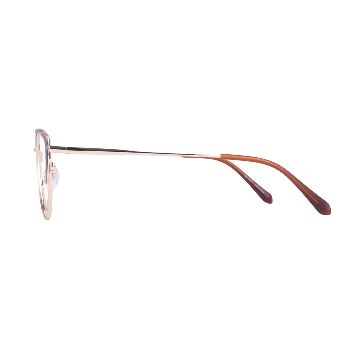Browline Gradient Brown Eyeglasses