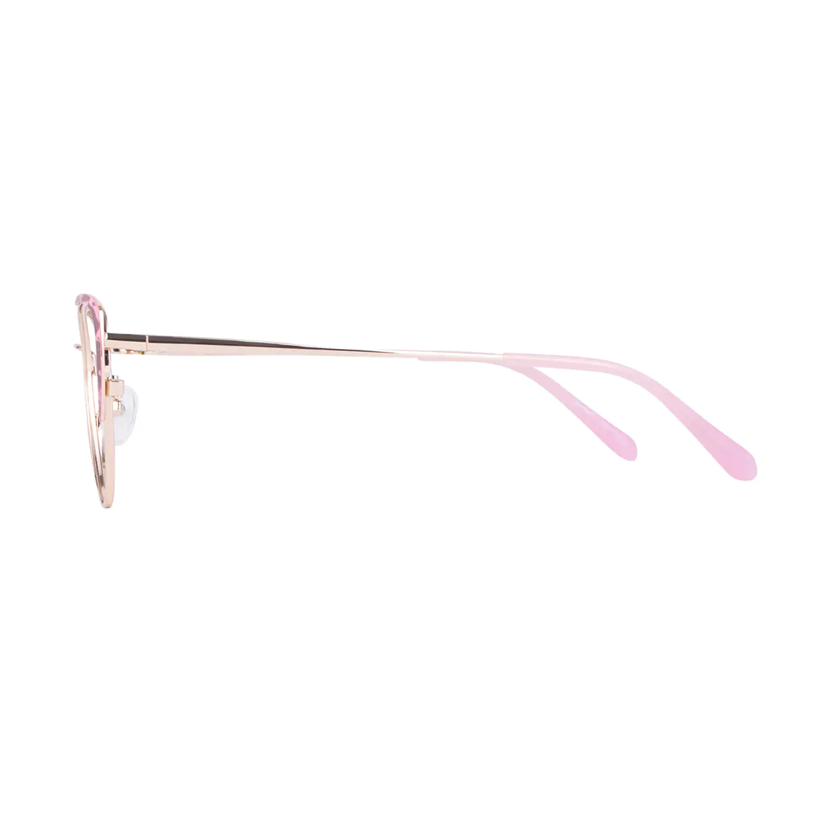 Browline Gradient Pink Eyeglasses