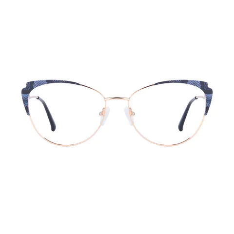 Browline Blue Eyeglasses