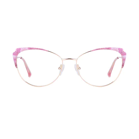 Browline Pink Eyeglasses