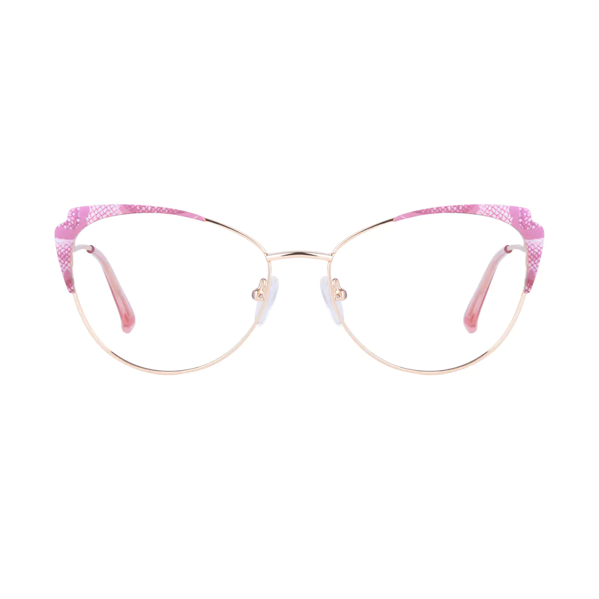 Browline Pink Eyeglasses