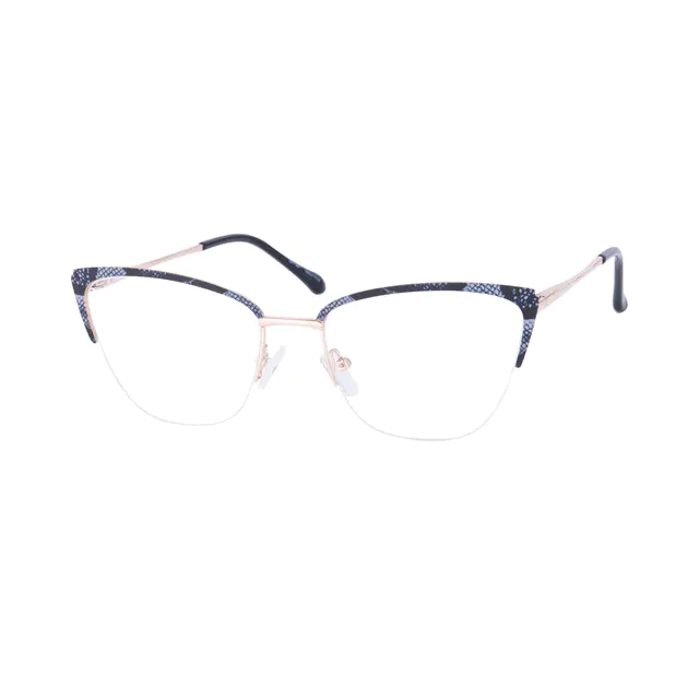 Cat-eye Gray Eyeglasses