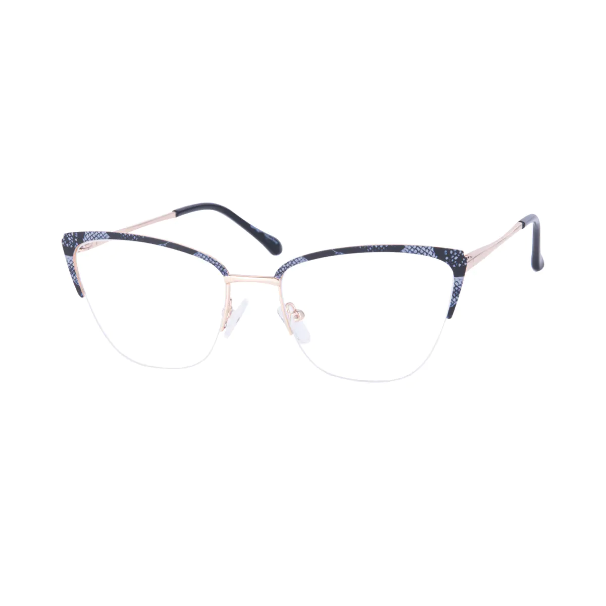 Browline Grey Eyeglasses