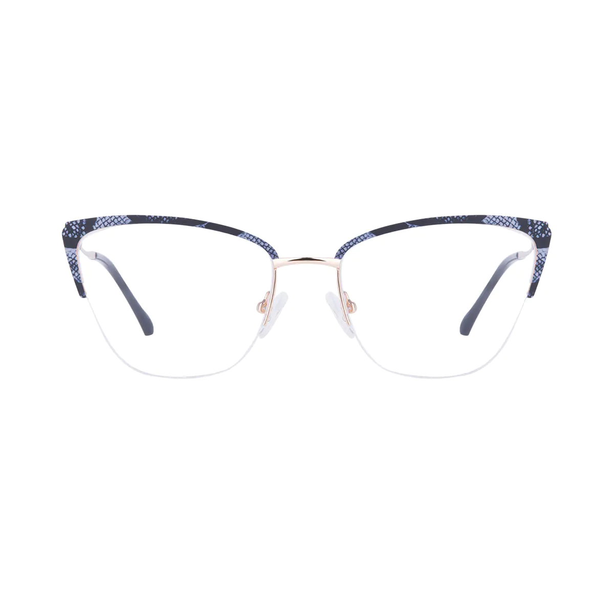 Cat-eye Gray Eyeglasses