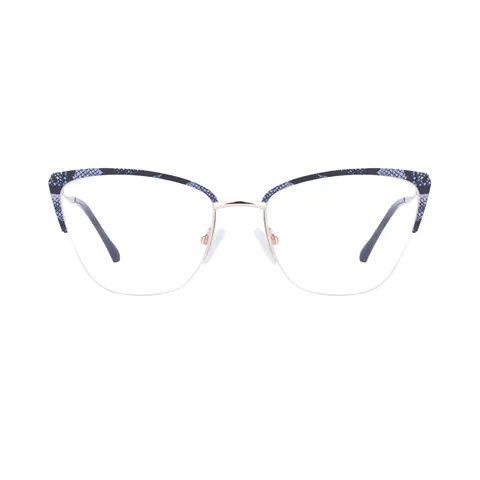 Browline Grey Eyeglasses