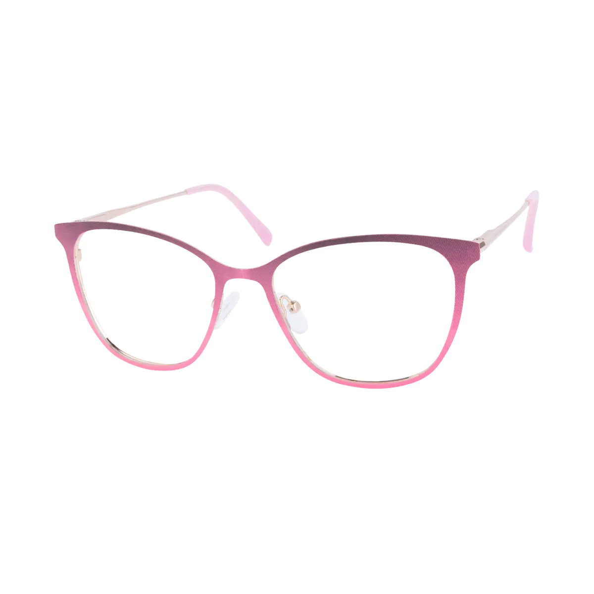 Cat-eye Gradient Pink Eyeglasses