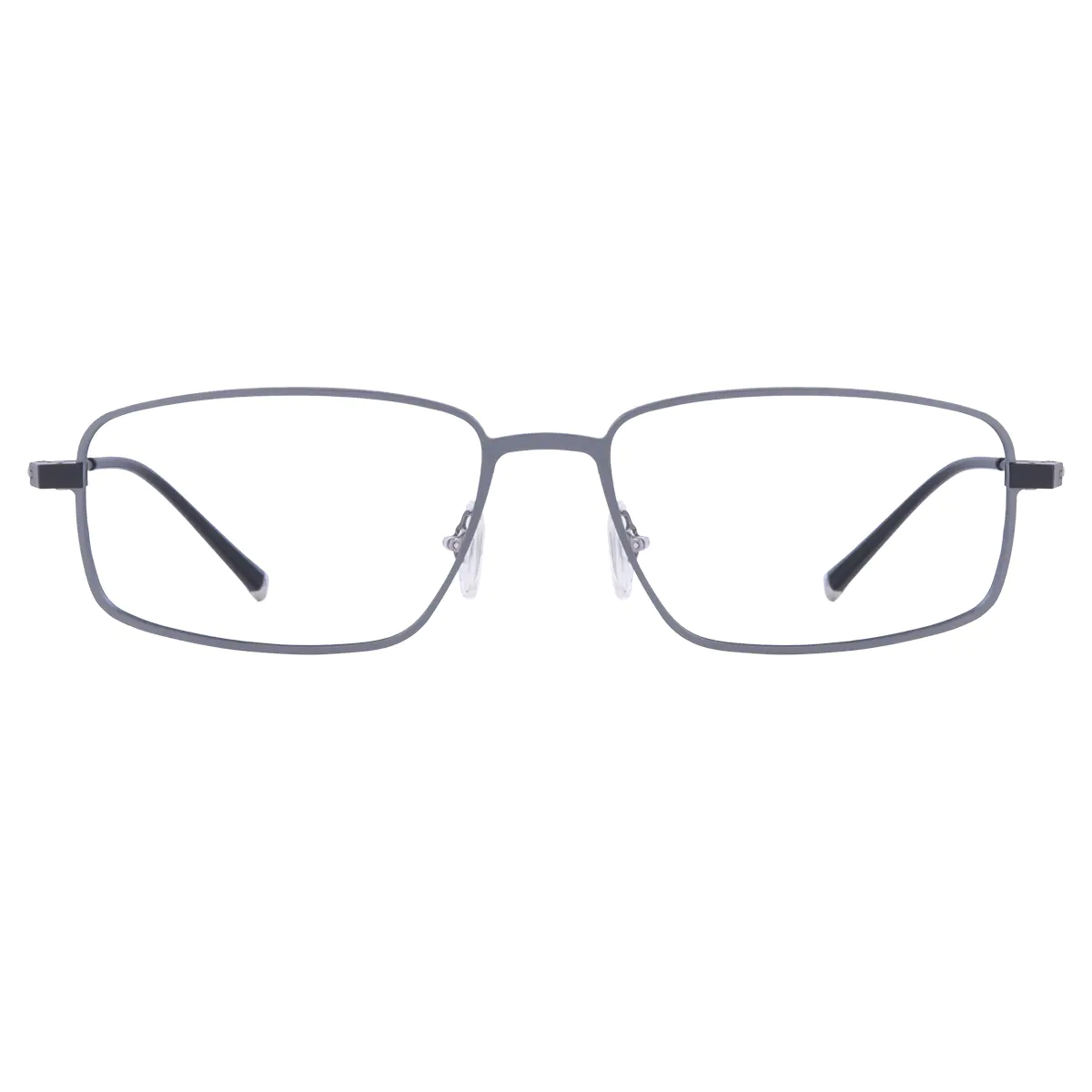 Rectangle Grey Eyeglasses