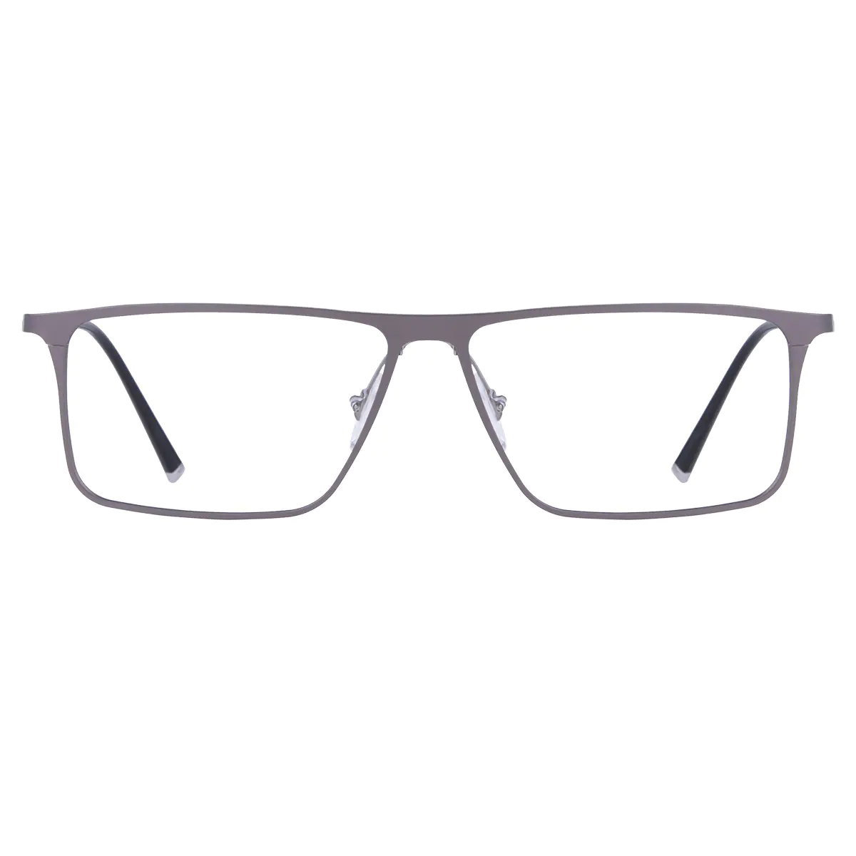 Rectangle Grey Eyeglasses
