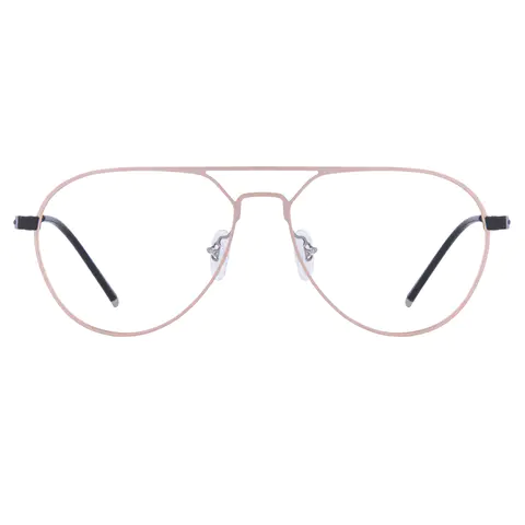 Aviator Gold Eyeglasses