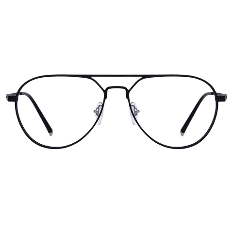 Aviator Black Eyeglasses