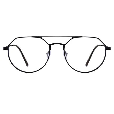 Aviator Black Eyeglasses