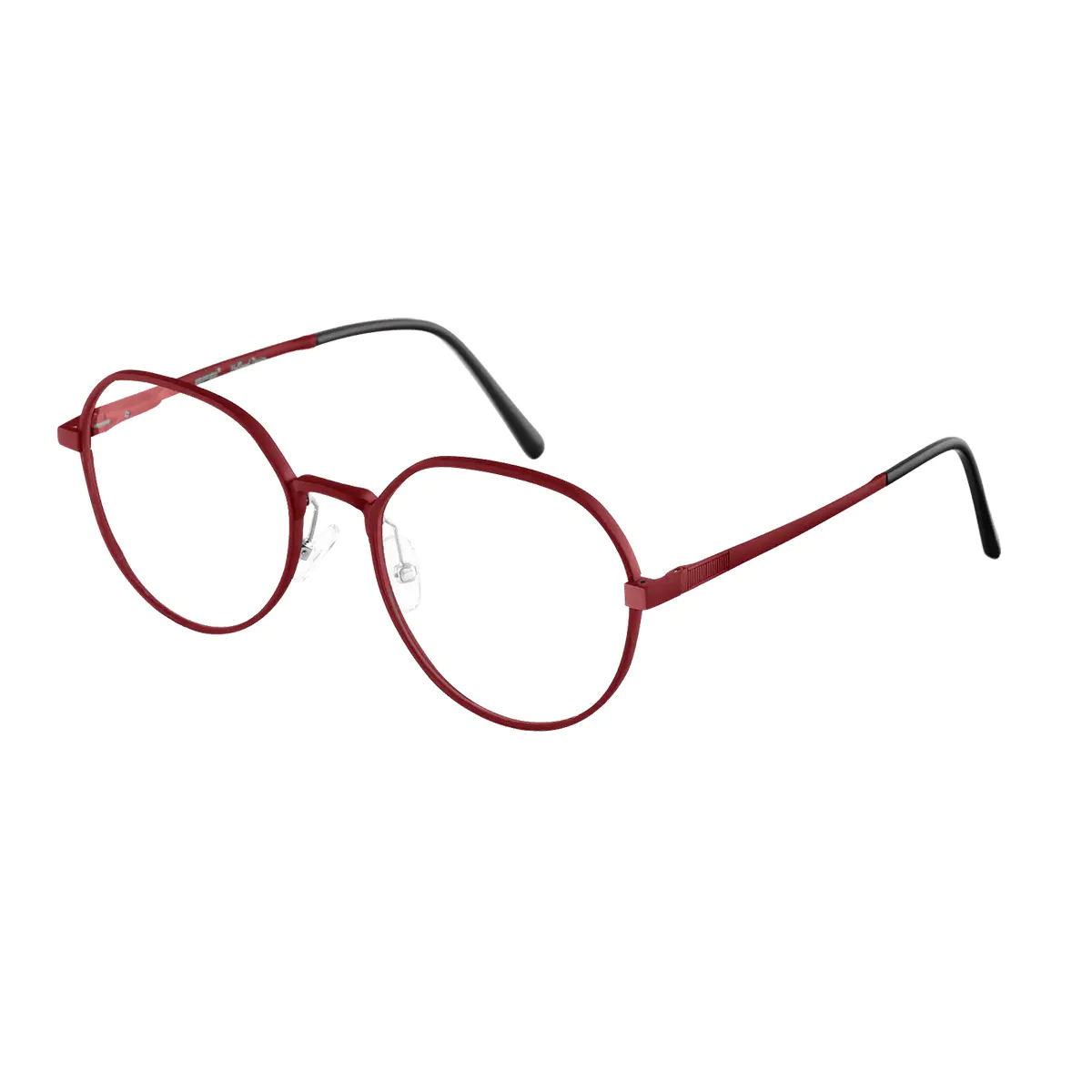 Geometric Red Eyeglasses
