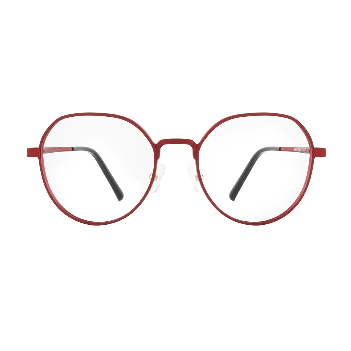 Geometric Red Eyeglasses