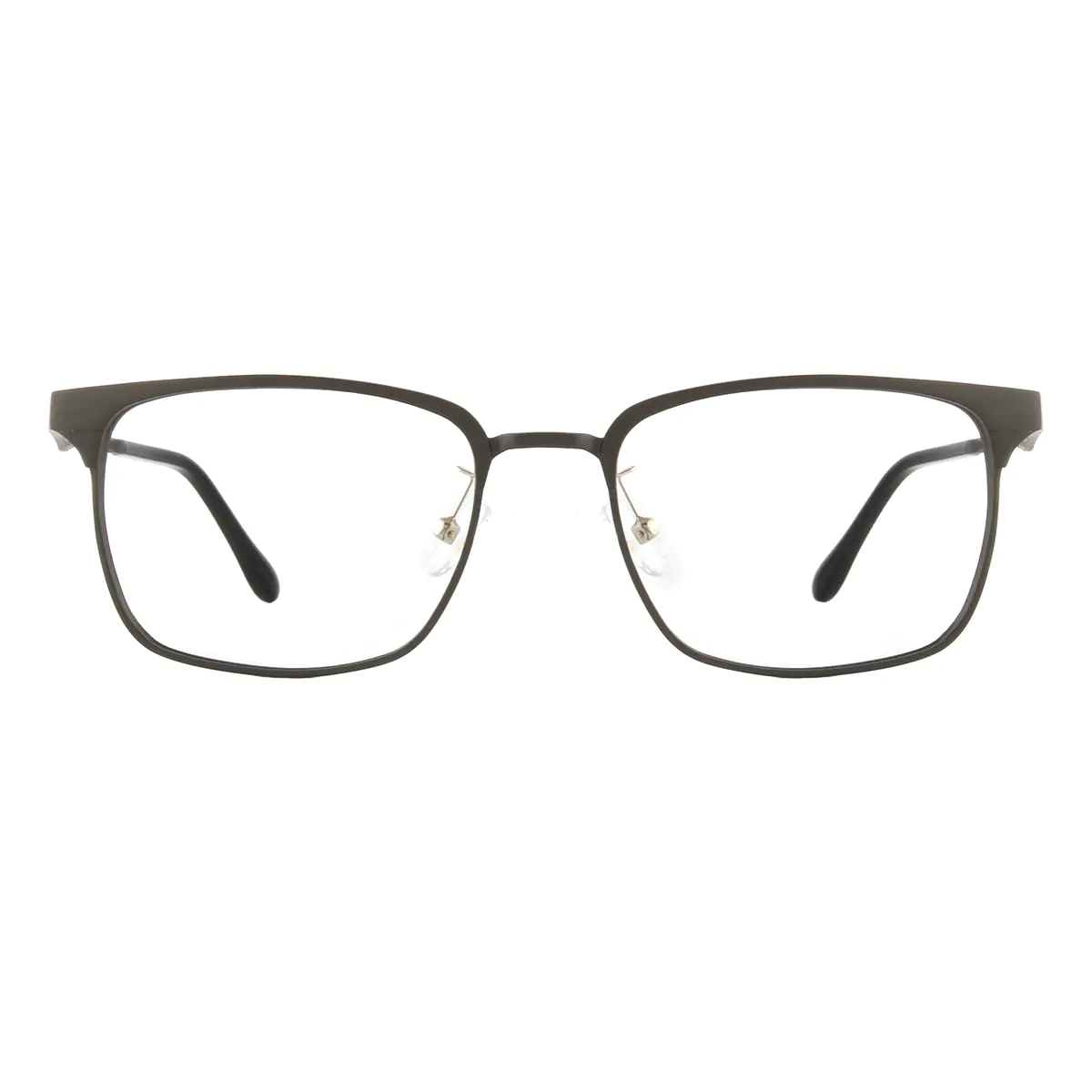 Rectangle Matte Black Eyeglasses