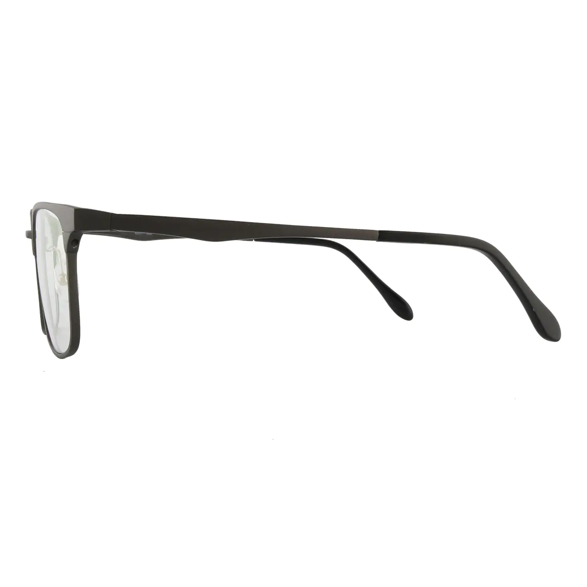 Rectangle Matte Black Eyeglasses