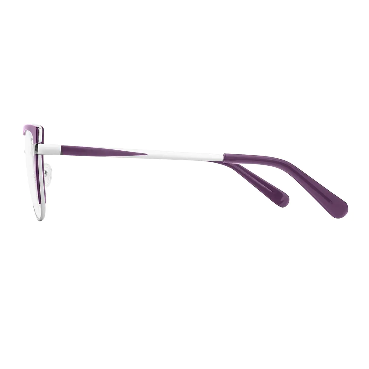 Square Purple Eyeglasses
