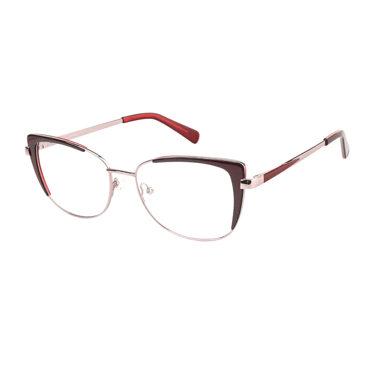 Square Wine Eyeglasses