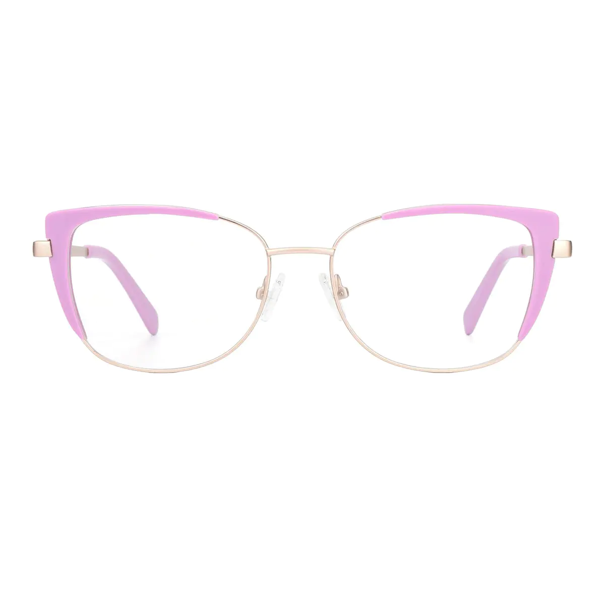 Square Pink Eyeglasses