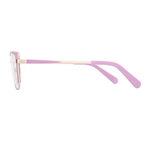 Square Pink Eyeglasses