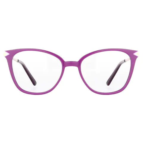 Square Purple Eyeglasses