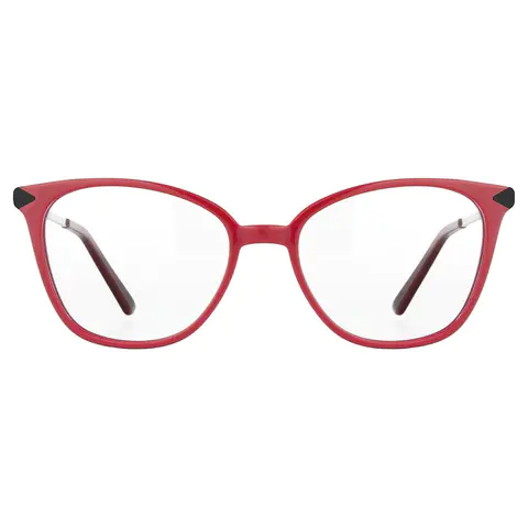 Square Red Eyeglasses