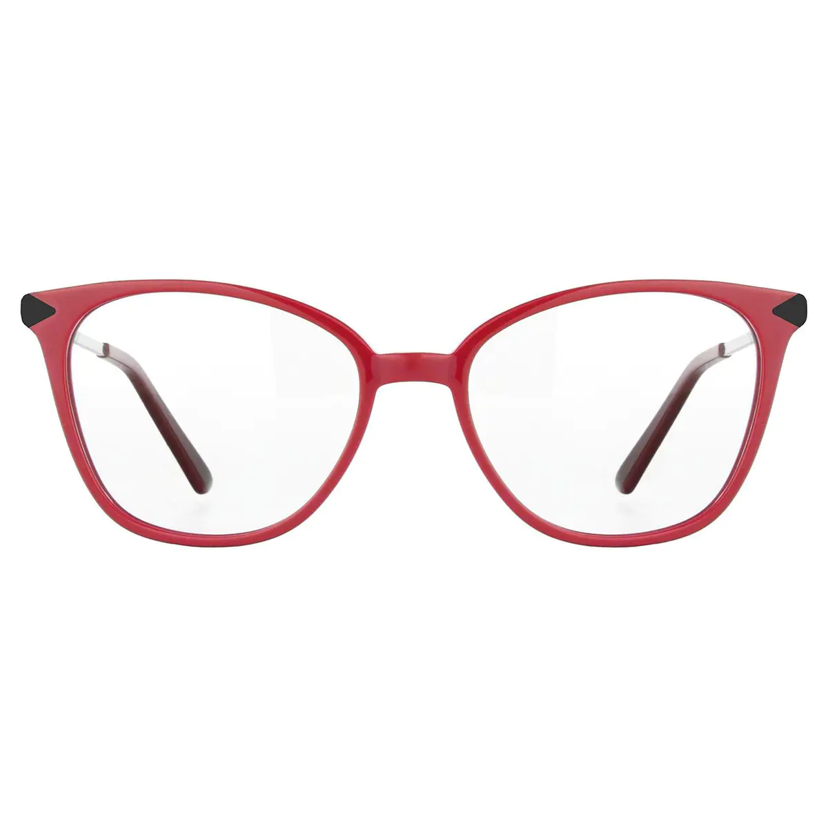 Square Red Eyeglasses