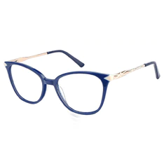 Square Blue Eyeglasses