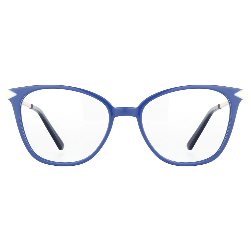 Square Blue Eyeglasses