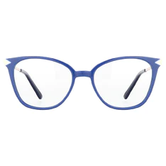 Square Blue Eyeglasses