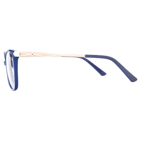 Square Blue Eyeglasses