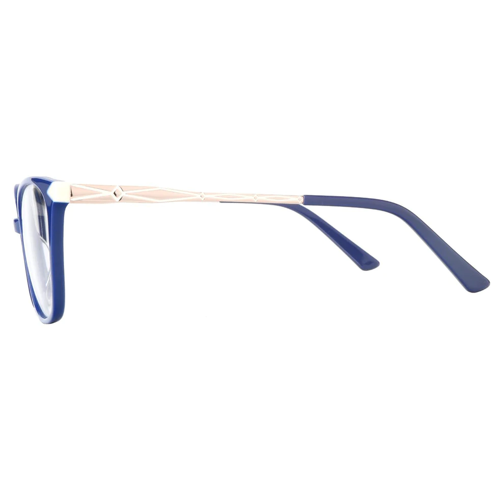 Square Blue Eyeglasses