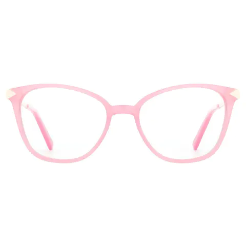 Square Pink Eyeglasses