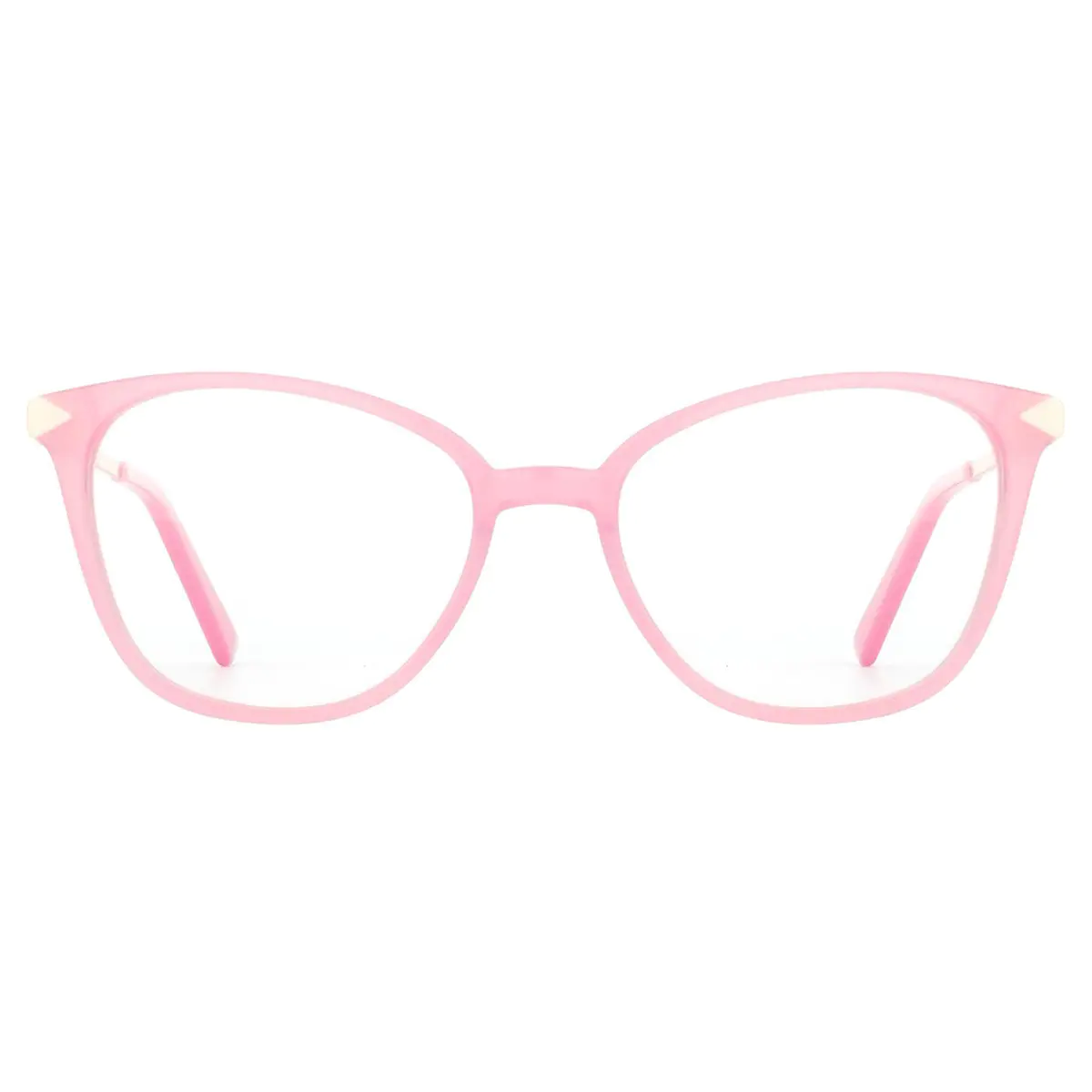 Square Pink Eyeglasses