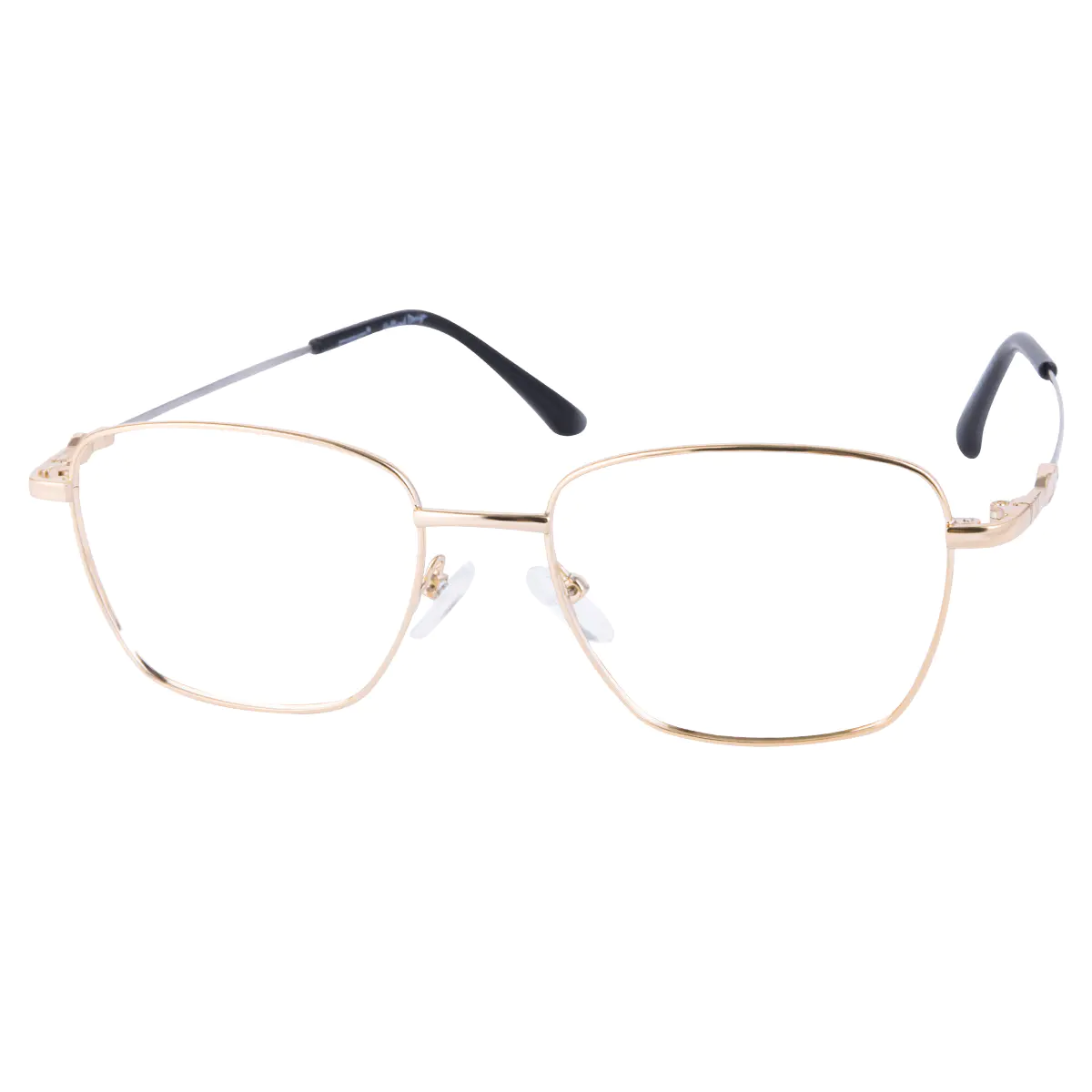 Square Gold Eyeglasses