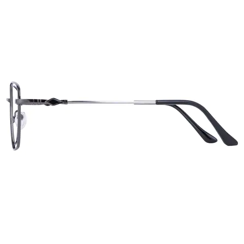 Square Silver Eyeglasses