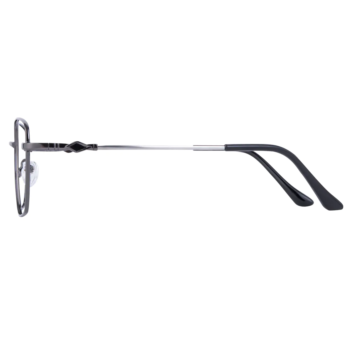 Square Silver Eyeglasses