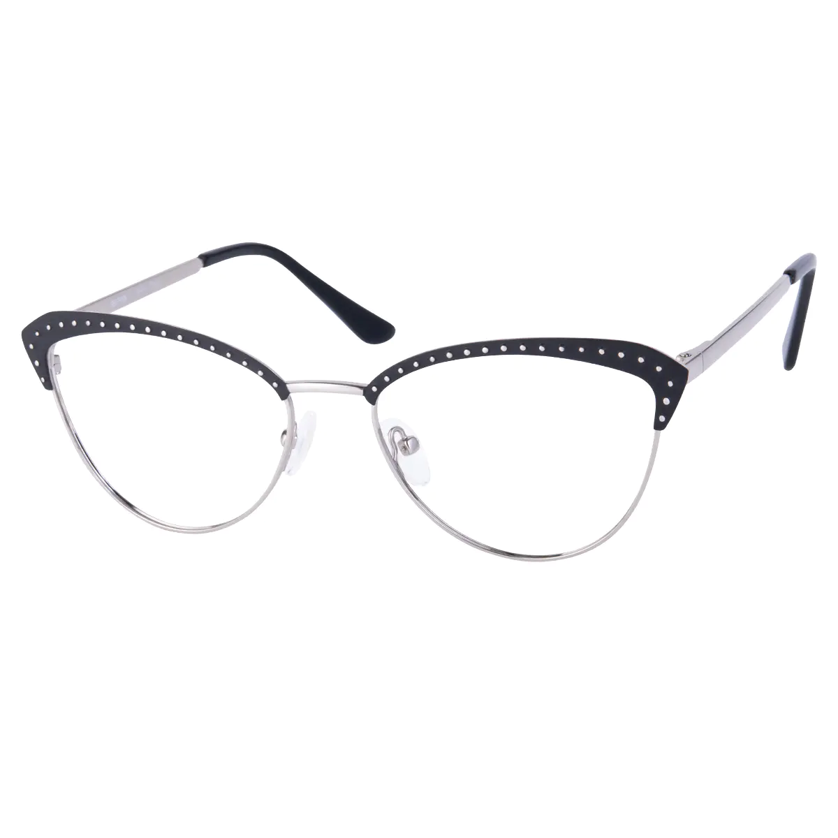 Browline Black Eyeglasses