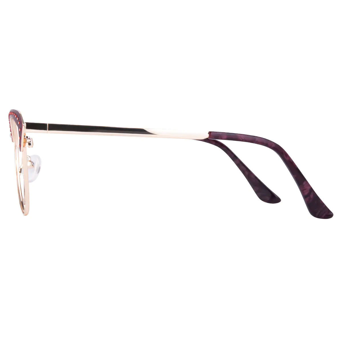Browline Red Eyeglasses