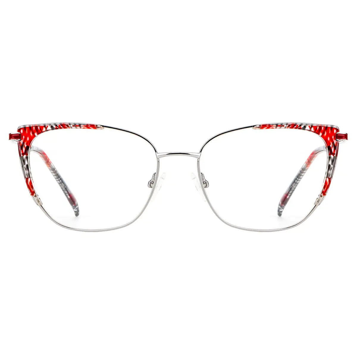 Square Ruby Tortoiseshell Eyeglasses