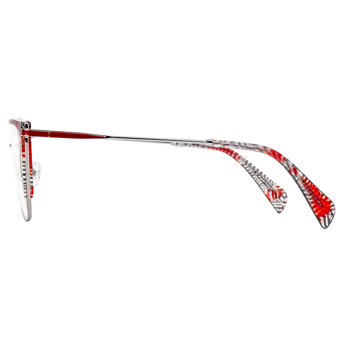 Square Ruby Tortoiseshell Eyeglasses