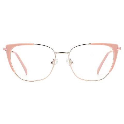 Square Pink Eyeglasses