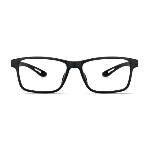 Rectangle Black/Red Eyeglasses