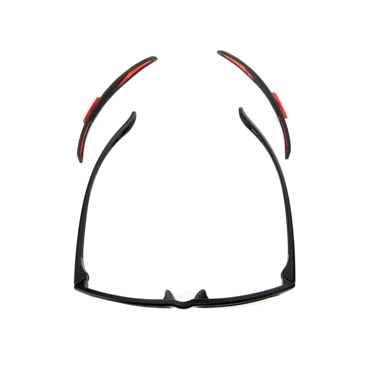 Rectangle Black/Red Eyeglasses