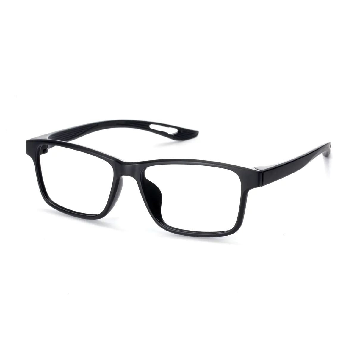 Rectangle Black/Red Eyeglasses