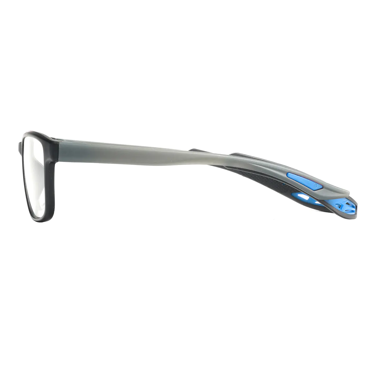 Rectangle Black/Blue Eyeglasses