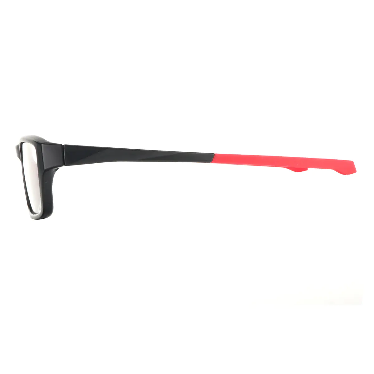 Rectangle Black/Red Eyeglasses