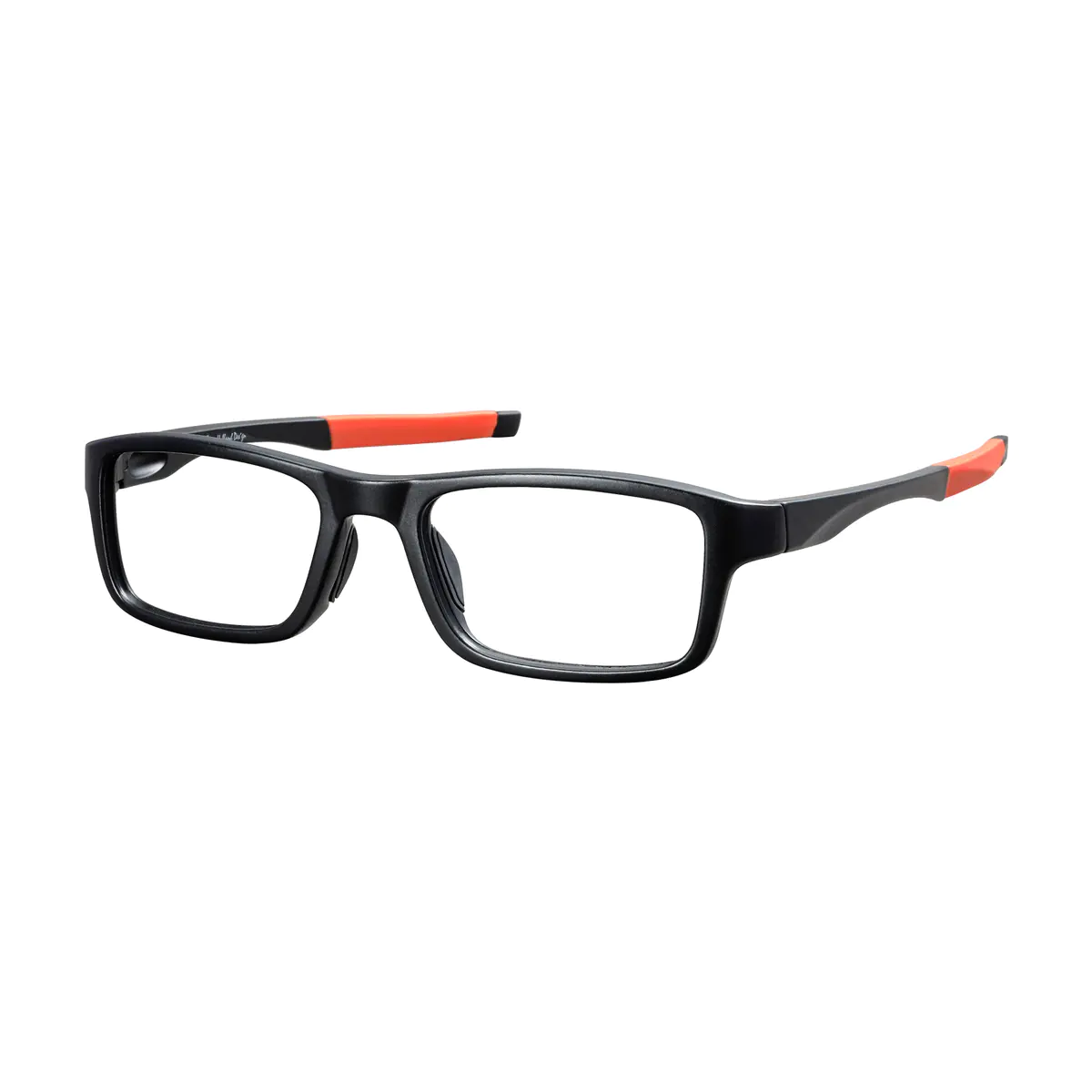 Rectangle Black Orange